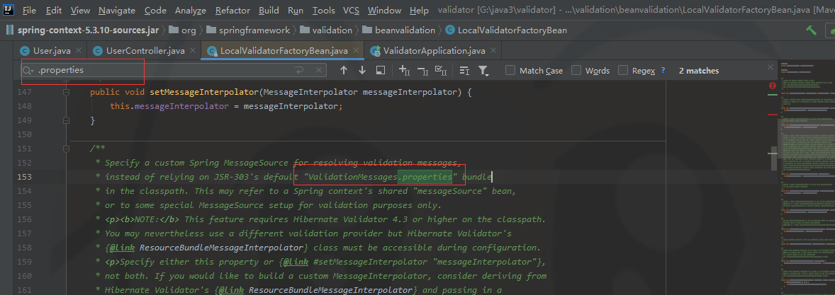 springboot中validator數據校驗功能的實現