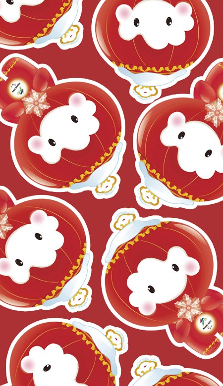 很可愛(ài)的雪容融壁紙可愛(ài)高清 2022冬奧會(huì)吉祥物雪容融精致壁紙