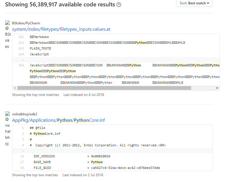 python高級搜索實現高效搜索GitHub資源