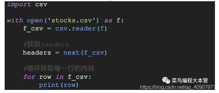 教你用Python讀取CSV文件的5種方式