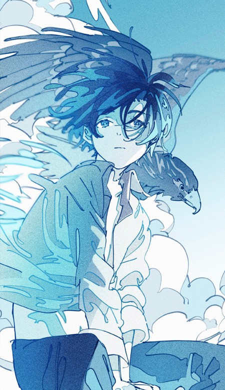 很火全面屏高清動漫男生專屬氣質壁紙 世界降溫了我的心也是