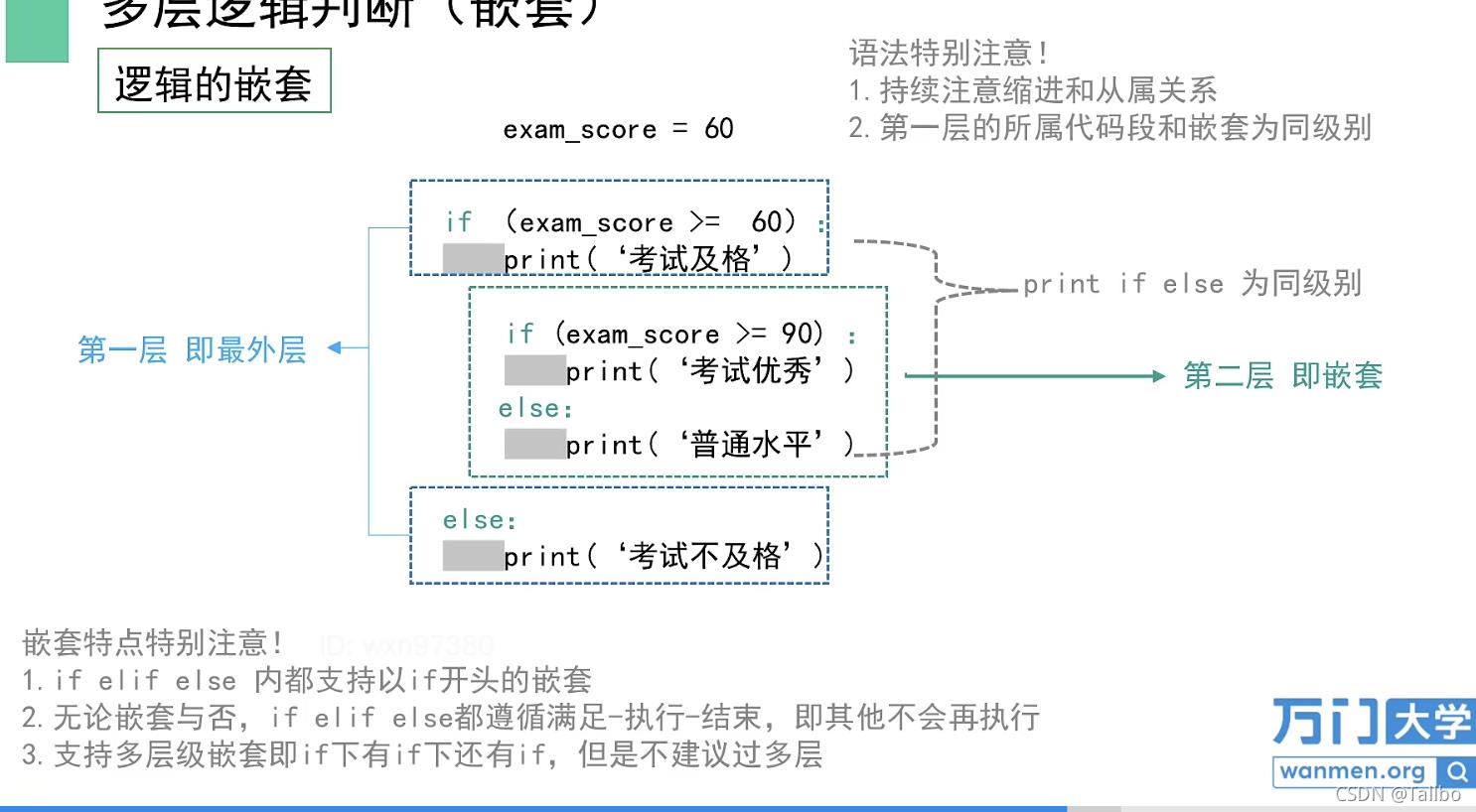 python的邏輯與循環(huán)詳解