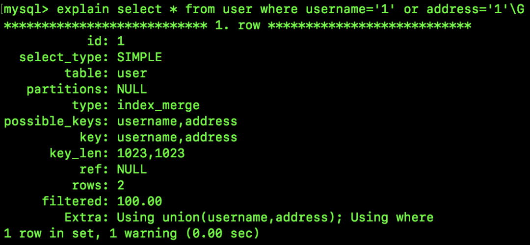 MYSQL查詢中，有沒有可能多個索引一起用呢？