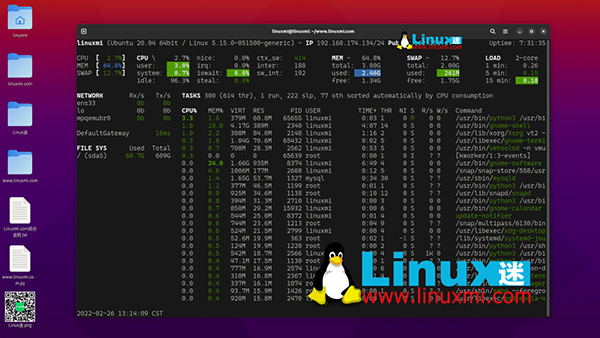 十三個超有用的 Linux 性能和網絡監控工具