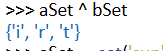 python 的集合類型詳解