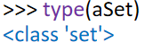 python 的集合類型詳解