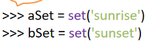 python 的集合類型詳解