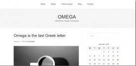 國外原創簡潔雙欄WordPress主題：Omega