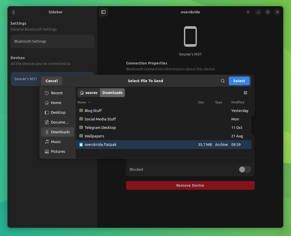 Overskride：剛剛出現的一款有趣的 Linux 藍牙應用！